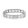 9mm (0.35 in) Italian Elastic Star Heart Butterfly Charm Bracelet - Stainless Steel Bangle for Women