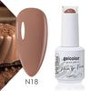 15ml Gel Nail Polish 65 Colors Soak-Off UV/LED Semi-Permanent Nail Gel Varnish