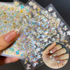 3D Floral Nail Stickers Cherry Blossom Rose Daisy Heart Manicure Decals 20/30/60/70/90 pcs 5.5×6 cm (2.17×2.36 in)