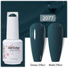 Top & Base 15ml (0.5 fl oz) Gel Nail Polish – Semi-Permanent UV/LED Soak-Off Base Coat and Top Coat, Long-Lasting Manicure