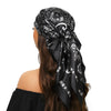 Square Satin Foulard Scarf 90 x 90 cm (35 x 35 in) Neckerchief Bandana Hijab for Women