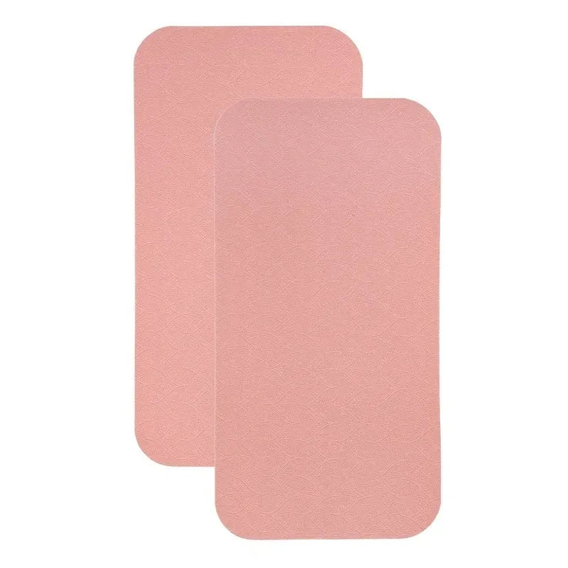 2-Pack TPE Yoga Support Pads 34 x 17 x 0.8 cm (13.4 x 6.7 x 0.3 in) – Anti-Slip Knee & Exercise Mat Pads