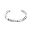 316L Stainless Steel Mobius Cuff Bracelet - Viking Runes Nordic Pagan Talisman, Unisex