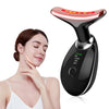 Upgraded Dual-Ring Roller Neck Massager, Portable USB Rechargeable Lifting & Tightening Device — Holiday Gift for Women