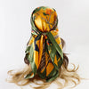 Satin-Feel Square Scarf 90 x 90 cm (35.4 x 35.4 in) – Satin-Look Polyester Hijab, Neckerchief, Shawl & Headscarf for Women