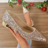 Women's Candy Color Pointed-Toe Loafers – Casual Flat Slip-On Shoes (EU 35-43)