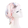 Women Satin Pre-tied Turban Newly Paisley Pattern Muslim Headband Soft Flexib Hair Scarf Chemo Cap Leadies Head Wrap Bandana