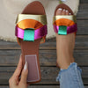 Women's Braided Flat Sandals - Comfortable Open Toe Soft Sole Flip Flops for Beach & Casual Wear