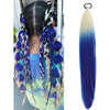 Women's Long Straight Ponytail Wig Extension - High-Temp Fiber, Festive & Braidable (1 Piece)