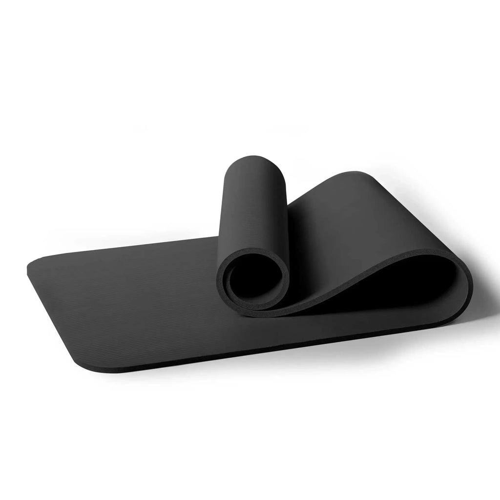 12mm NBR Yoga Mat 72 x 24 in (183 x 61 cm) Non-Slip Exercise Mat with Carry Strap