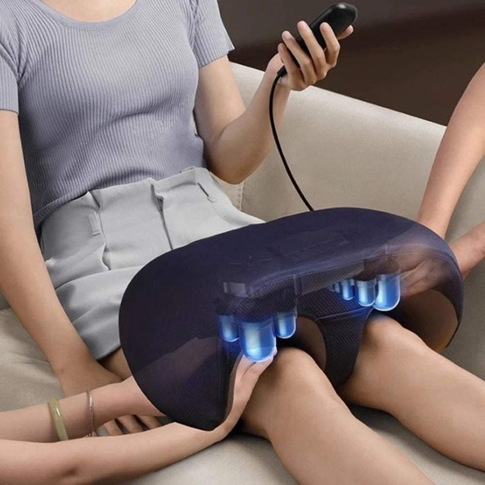 Extra-Large Electric Foot & Calf Massager - Deep Tissue Shiatsu with Heat and Rolling Kneading