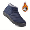 Women's Waterproof Non-Slip Plush-Lined Low-Top Snow Boots, Ankle Hiking Shoes