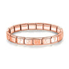 9mm (0.35 in) Italian Elastic Star Heart Butterfly Charm Bracelet - Stainless Steel Bangle for Women