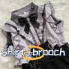 Kawaii Jirai Kei Lolita Y2K Japanese Style Blouse with Peter Pan Collar Long Sleeve Sweet Aesthetic Top for Women