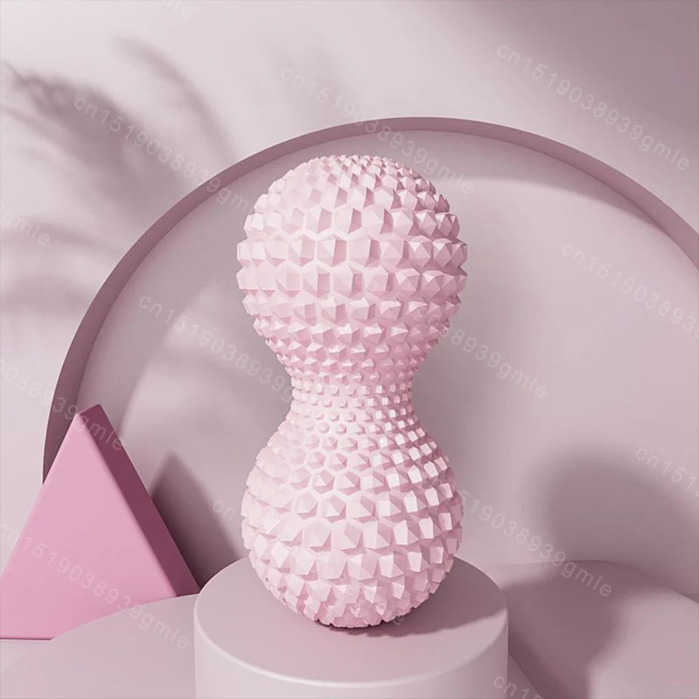 Peanut Massage Ball Yoga Roller for Deep Tissue Back, Leg & Foot Massage – Plantar Fascia Relief