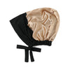 Double Layer Modal Satin Hijab Cap Tie Undercap Bonnet Instant Muslim Turban Bandana
