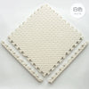 16-Pack 30 x 30 cm (11.8 x 11.8 in) EVA Interlocking Floor Tiles – Non-Slip Leaf Grain for Gym, Yoga & Playroom