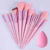 Professional 13/14/15/16-Piece Makeup Brush Set - Soft Fluffy Foundation, Powder, Eyeshadow & Blending Brushes with Kabuki Brush, Sponge and Storage Bag