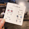 S925 Silver Needle Mini Stud Earrings Set for Women and Girls, Cute Geometric Fashion Jewelry Gift