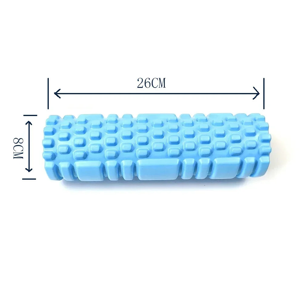 Hollow Foam Roller 26 x 8 cm (10.2 x 3.1 in) – Yoga Massage Roller for Muscle Recovery, Physiotherapy & Sports Rehab, 1pc