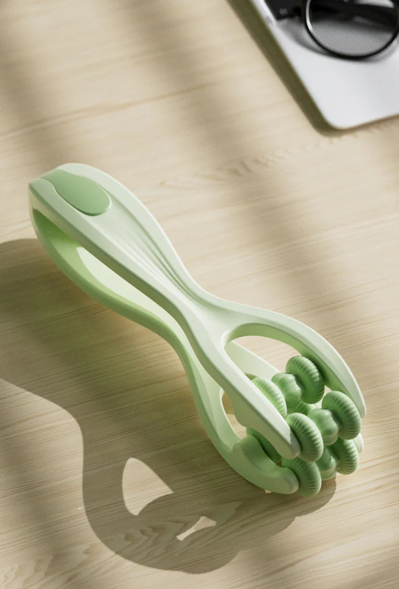 Dual-Row Roller Finger Massager — Portable Manual Finger & Hand Massager to Relieve Fatigue and Improve Circulation