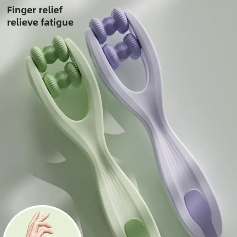 Dual-Row Roller Finger Massager — Portable Manual Finger & Hand Massager to Relieve Fatigue and Improve Circulation