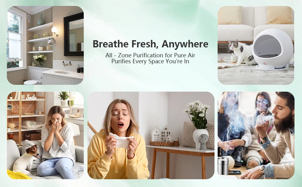 ofenlai Aroma Diffuser & Air Purifier – Essential Oil Air Freshener for Home, Office, Bedroom, Gifts