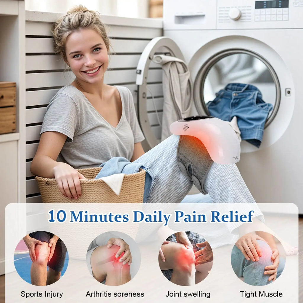 Cordless Electric Head Massager – Handheld Scalp & Hair Scratcher, Portable White