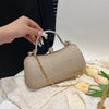 Chain Strap Evening Shoulder Bag – Vintage PU Crossbody Satchel for Women