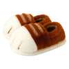Women's Furry Cat Paw Slippers - Non-Slip Fluffy Indoor Mules Warm Home Slides