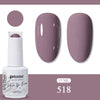 Glitter Gel Nail Polish 15ml Soak-Off UV/LED Base & Top Coat, 321 Colors
