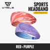 Moisture-Wicking Sports Headband Sweatband Non-Slip Elastic Workout Hairband (1/2/3-Pack) for Men & Women