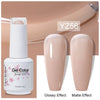 Top & Base 15ml (0.5 fl oz) Gel Nail Polish – Semi-Permanent UV/LED Soak-Off Base Coat and Top Coat, Long-Lasting Manicure