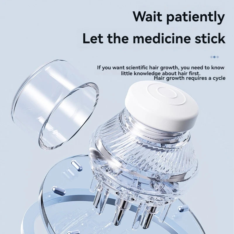 Mini Scalp Applicator Roller Ball Head Massager, Hair Growth Essential Oil Liquid Applicator & Massage Comb