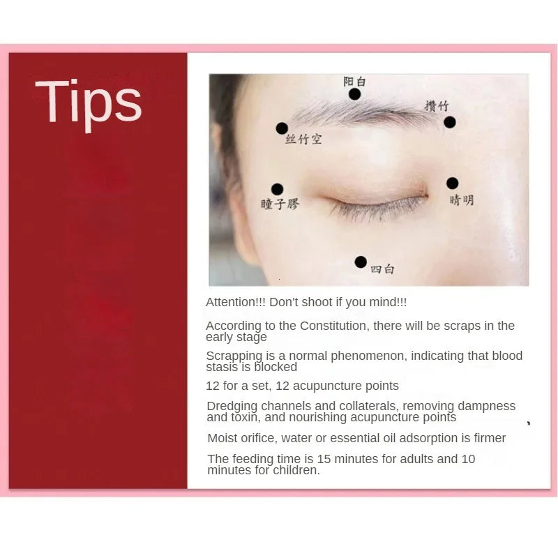 12-Pack Silicone Eye Cupping Cups – Facial Vacuum Massage Set for Eye Fatigue Relief & Brightening