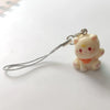 Fluffy 3D Animal Resin Keychain – Alpaca, Elk, Capybara & Goose Cute Bag Charm