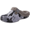 Fur-Lined Clog Slippers for Women – Waterproof EVA Padded House & Garden Shoes, Plush Winter Slides