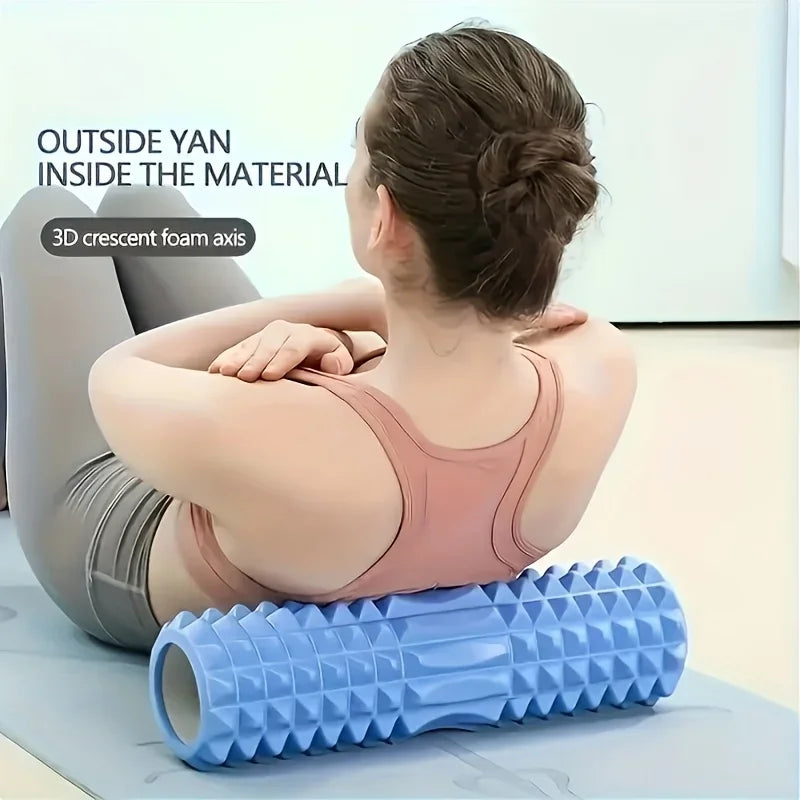 Mini Foam Back Massage Roller for Deep Muscle Relief, Yoga & Post-Workout Recovery
