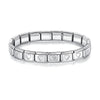 9mm (0.35 in) Italian Elastic Star Heart Butterfly Charm Bracelet - Stainless Steel Bangle for Women