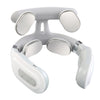 4-Head USB Neck Massager – Rechargeable Cervical Massager with Heating, 16 Modes Pulse Vibration & Hot Compress