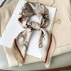 Nordic All-Season Faux Silk Square Scarf 70 x 70 cm (27.6 x 27.6 in) – Lightweight Chic Shawl for Women & Teens