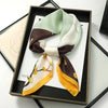 Satin Square Scarf 70cm (27.6 in) Silk-Look Polyester Neck & Hair Tie Bandana for Women Floral Headscarf Hijab