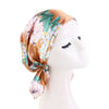 Satin Pre-Tied Turban Headband Paisley Print Soft Flexible One-Size Headscarf Chemo Cap Ladies Head Wrap Bandana