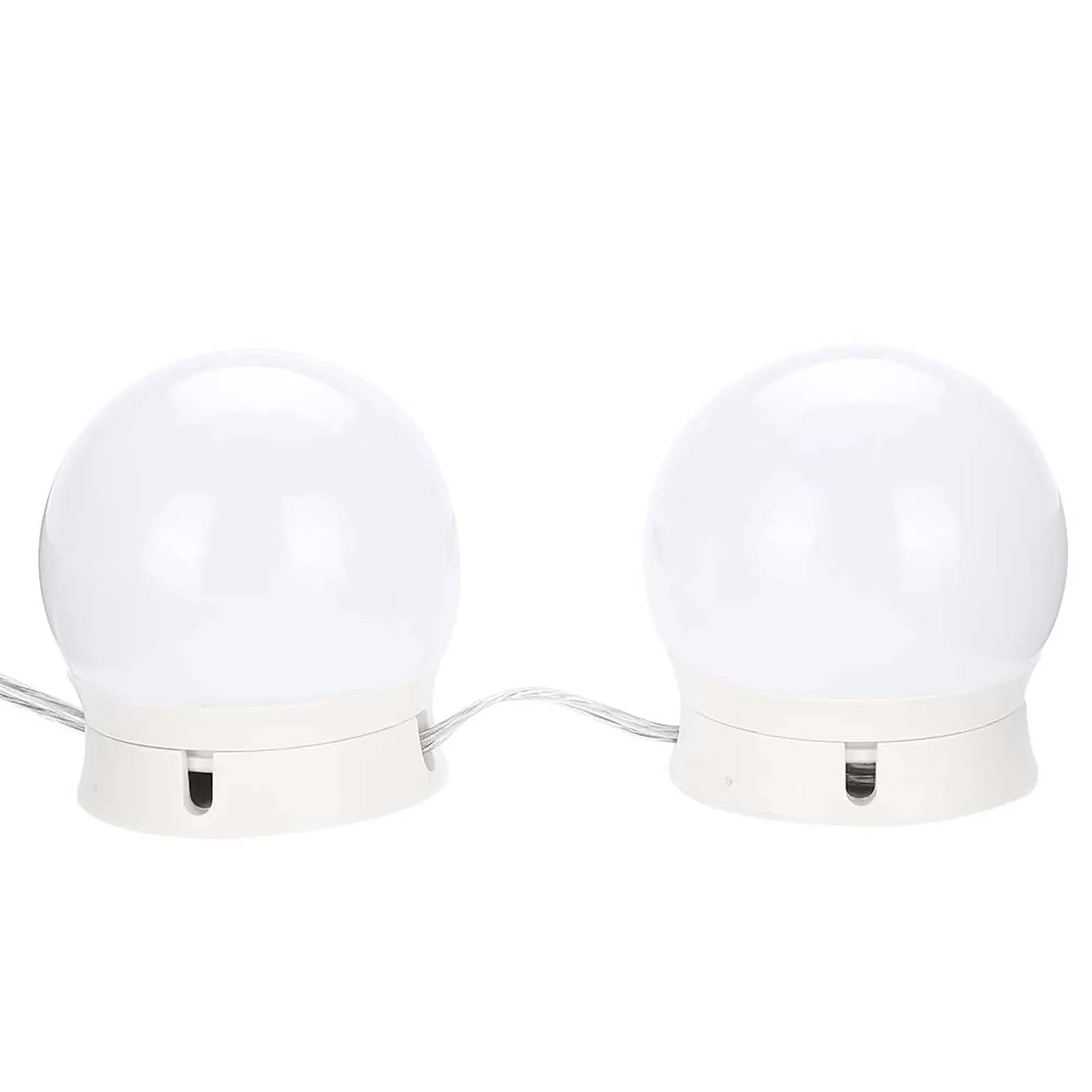 10-Pack LED Vanity Mirror Light Kit – Dimmable USB Hollywood Makeup Bulbs (3200K–6500K) with Touch Dimmer