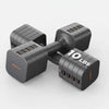 5-in-1 Adjustable Dumbbell Pair for Women — Up to 10 lb (4.5 kg) Each / 20 lb (9 kg) Set — Compact Home & Outdoor Workout