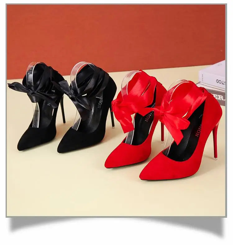 Pearl Bead Ankle-Strap Pumps Gold – Rhinestone Buckle High Heels 7cm (2.8in) & 10cm (3.9in) – Party Wedding Shoes, Plus Sizes to EU 45