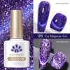 Cat Eye Magnetic Gel Nail Polish 10ml (0.34 fl oz) HEMA & TPO Free, Semi-Permanent Soak-Off, Full Coverage — 117 Colors