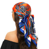 Square Satin Foulard Scarf 90 x 90 cm (35 x 35 in) Neckerchief Bandana Hijab for Women