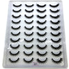 20 Pairs 3D Mink-Effect False Eyelashes Natural Long Full Strip Lashes (10–15 mm / 0.4–0.6 in) DIY Makeup Kit
