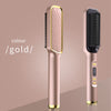 Negative Ion Hair Straightening Comb – Ceramic Plates with LED Display, Thermostatic Straightener for Wet & Dry Hair, Travel-Friendly (US Plug)